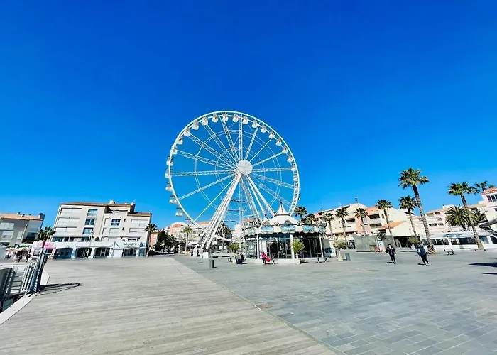 Appartement 4 Soleil - Mezzanine Wifi Clim Parking Agde