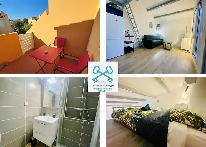 4 Soleil - Mezzanine Wifi Clim Parking *